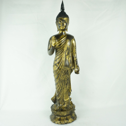 Buddha stante in bronzo