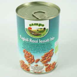 Fagioli rossi lessati in lattina BIO