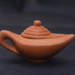 Lampada ad olio in terracotta "Aladin"