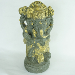 Ganesh danzante in sand stone H 30 cm