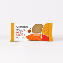 Organic Oat Biscuits - Miso maple