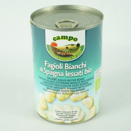 Fagioli bianchi di Spagna lessati in lattina BIO