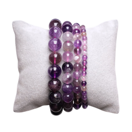 Bracciale fluorite viola 0.4 cm