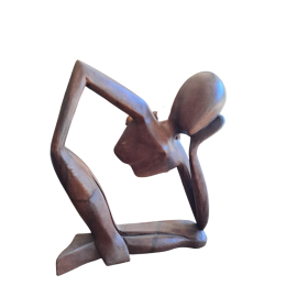 Pensatore in legno 20 cm