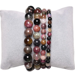Bracciale tormalina multicolore 0,8 cm