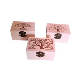 Scatoline in legno albero della vita