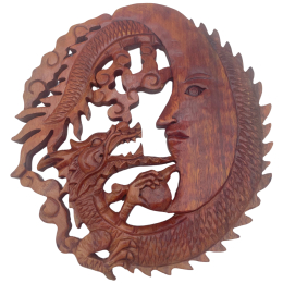 Pannello - Luna e Drago 30cm