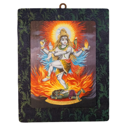 Quadro dipinto a mano Shiva Nataraja