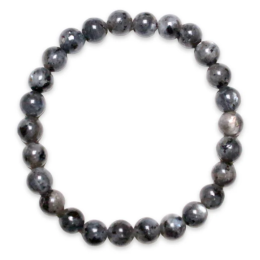 Bracciale larvikite 0,8 cm taglia uomo