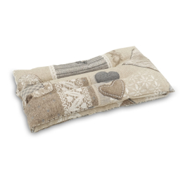 Fascia con semi di lino caldo freddo 46x13 cm