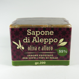 Sapone di Aleppo con olio di alloro al 55%