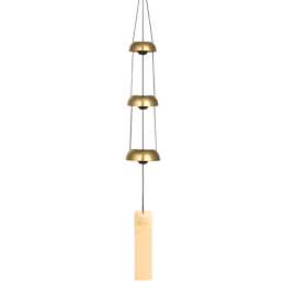 Campana a vento Woodstock - Campane del Tempio - Trio, Ottone