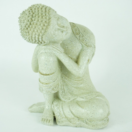 Buddha pensante color grigio