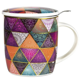 Tazza mug mandala patchwork