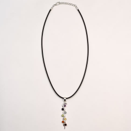 Ciondolo Serpente Chakra placcato argento